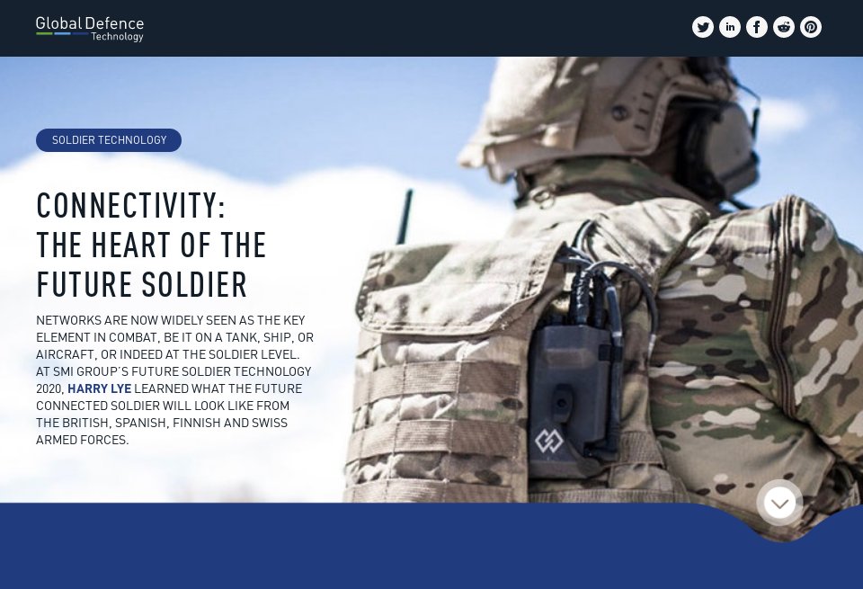 Future Soldier Technology : Defence & Security : UK