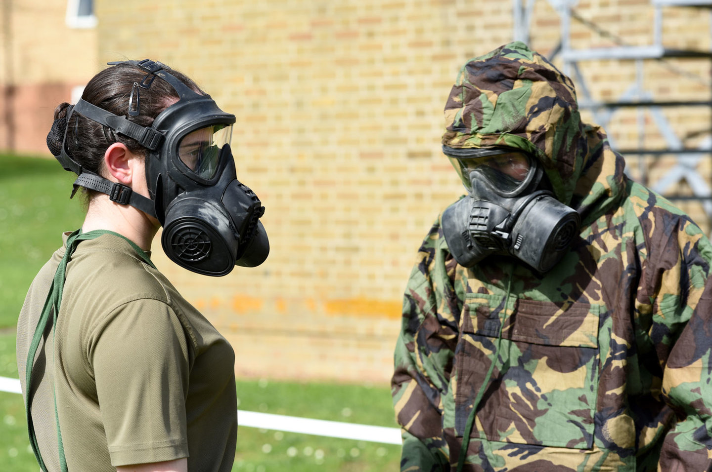 Phase 2 recruits from the Army Air Corps during NBC training.